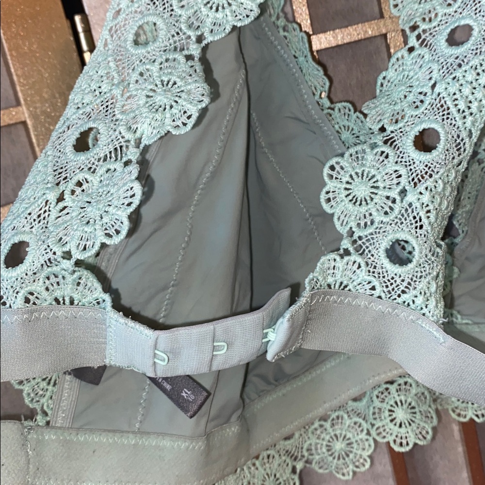 Aerie soft mint green bralette, XL - Picture 7 of 8